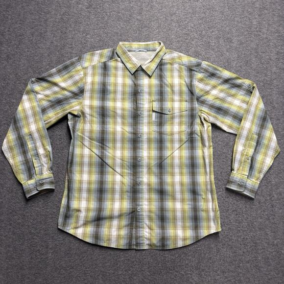 Lot of 2 Columbia Long Sleeve Button Up Shirts Men's Small/Medium (no tag) Plaid - Picture 7 of 12